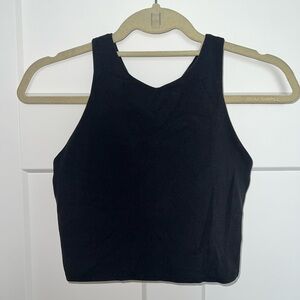 Athleta cropped workout top